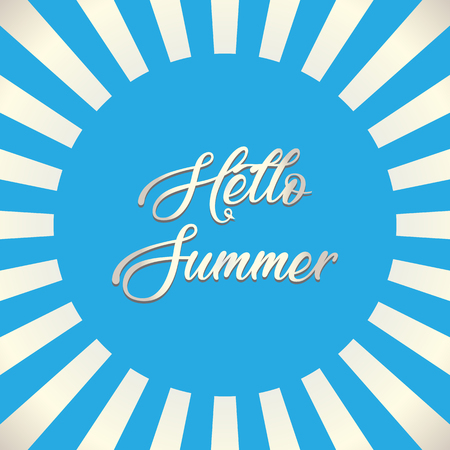 Summer background - vector illustration, EPS10のイラスト素材