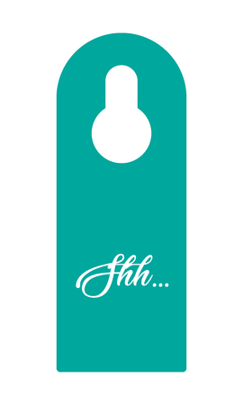 special  hotel door knob tagのイラスト素材