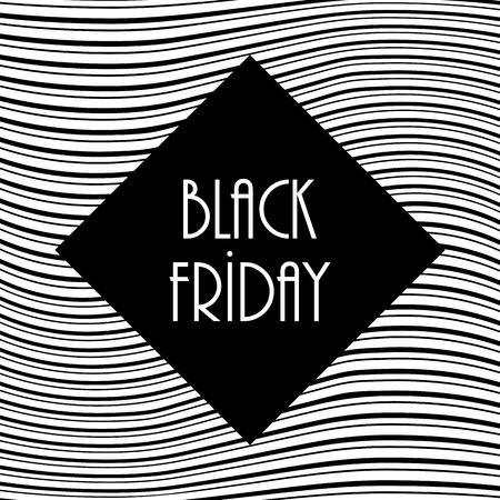 black friday advertising bannerのイラスト素材