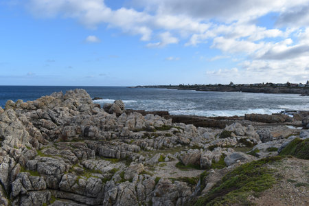 A beautiful beach with a cliff