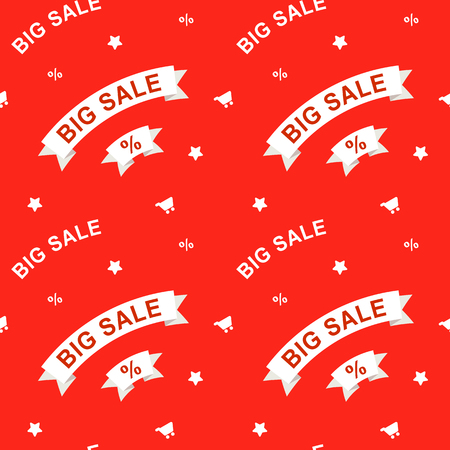 Big sale seamless pattern.のイラスト素材