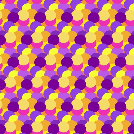 Colorful abstract dot background. Circle art round backdrop. Seamless pattern decoration. Color texture holiday element wallpaper.のイラスト素材