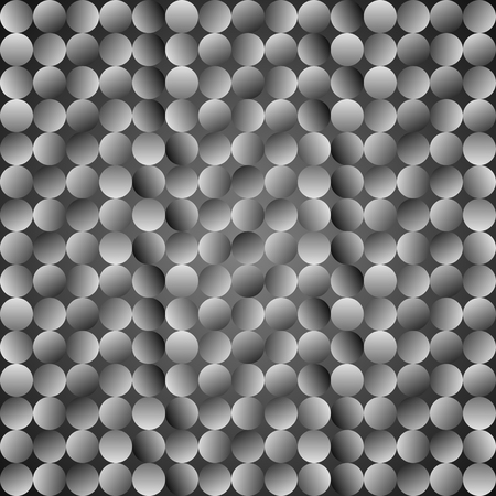 Polka dot pattern. Vector seamless grey backgroundのイラスト素材