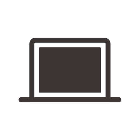 Computers icon. Laptop symbolのイラスト素材