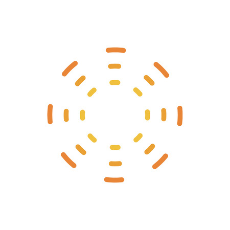 Abstract sun iconのイラスト素材