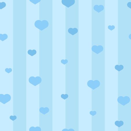 Vector seamless hearts patternのイラスト素材