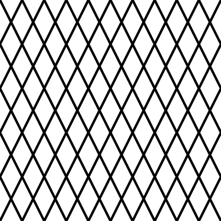 Black geometrical seamless background.のイラスト素材