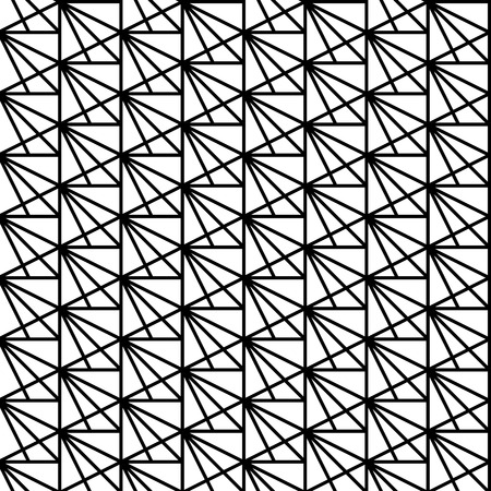 Vector seamless pattern. Modern stylish texture. Repeating geometric background with square and triangles.のイラスト素材