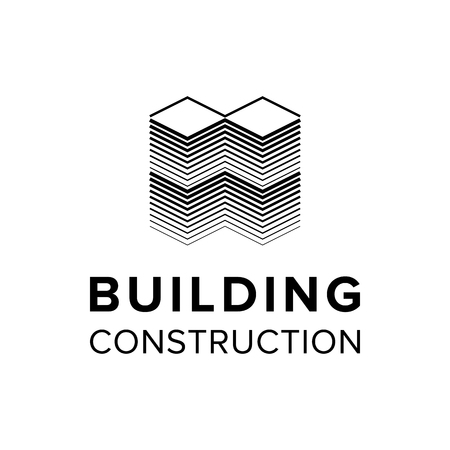 Company building logo templateのイラスト素材