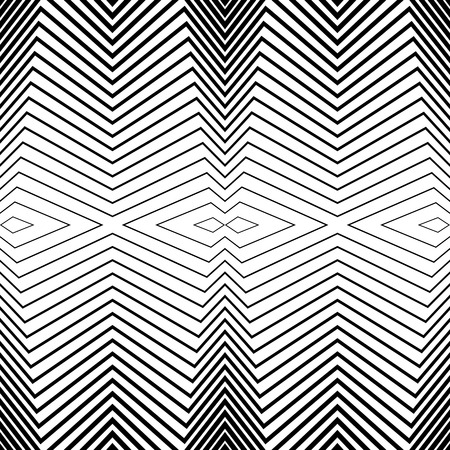 Seamless black and white pattern stripes. Vector background for designのイラスト素材