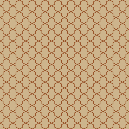 Abstract pattern in arabian style. Seamless vector background. Geometric tile textureのイラスト素材