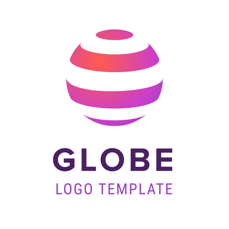 Abstract logo globe.のイラスト素材
