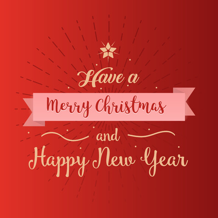 Christmas greeting cardのイラスト素材