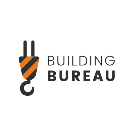 Vector crane logo for construction or building companyのイラスト素材