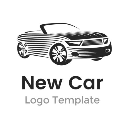 Abstract car design template. Modern car vector illustrationのイラスト素材