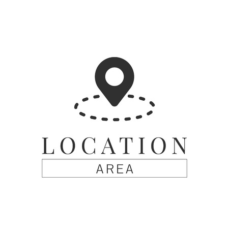 Location pin navigation logo templateのイラスト素材