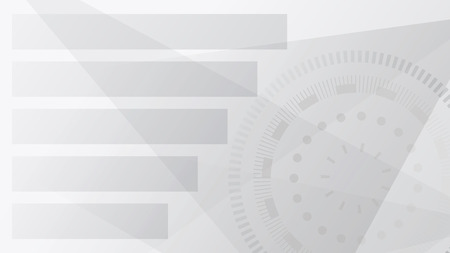 Modern futuristic background, tech style. Grey backdrop banner with circles.のイラスト素材