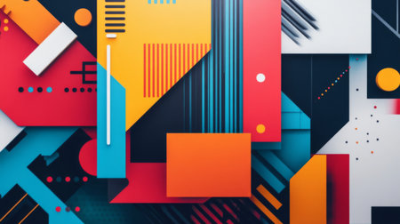 A stunning visual of a marketing poster featuring bold graphics and typography, illustrating the impact of design in advertising and promotional campaigns.の素材