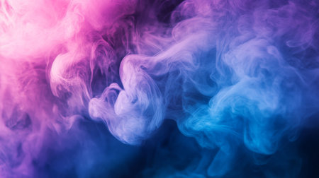 A smooth gradient abstract background in shades of blue and purple, with soft, flowing transitions and a slight blur effect for a calming visualの素材