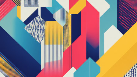 A stunning visual of a marketing poster featuring bold graphics and typography, illustrating the impact of design in advertising and promotional campaigns.の素材