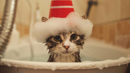 cat in the hat for the hairの素材