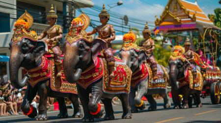 Festival in Pattaya on Nov 24-25 in Thailand.の素材