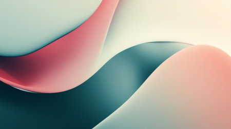 Close-up of a minimalistic graphic design with clean lines and subtle color gradients, ideal for elegant and professional visual communications.の素材