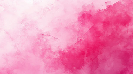 Abstract pink watercolor background with gentle gradients and soft brush strokes, creating a vibrant and artistic backdrop for creative designsの素材