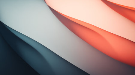 Close-up of a minimalistic graphic design with clean lines and subtle color gradients, ideal for elegant and professional visual communications.の素材