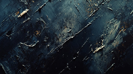 Close-up of a textured abstract background with dark, moody tones and intricate patterns, adding depth and complexity to the visual composition.の素材