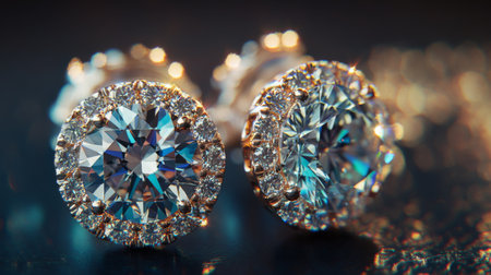 Luminous diamond earrings showcase exquisite brilliance and elegance. Ideal for special occasions, these stunning accessories enhance any outfit with passion and style.の素材