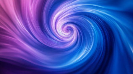 This image features a mesmerizing swirl of vibrant blue and purple colors, creating an abstract and dynamic visual experience perfect for backgrounds and designs.の素材