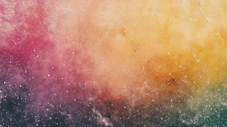 This abstract cosmic texture features a vibrant blend of colors and stars, evoking a sense of wonder and infinity in the universe. Perfect for creative projects.の素材