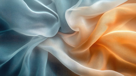A textured abstract background resembling flowing silk or fabric, with rich colors and subtle shadows, adding elegance and sophistication to any visual composition.の素材