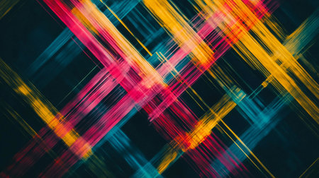 This abstract image showcases colorful lines in vibrant motion, creating a dynamic visual energy perfect for modern art themes or creative projects.の素材