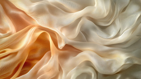 A textured abstract background resembling flowing silk or fabric, with rich colors and subtle shadows, adding elegance and sophistication to any visual composition.の素材