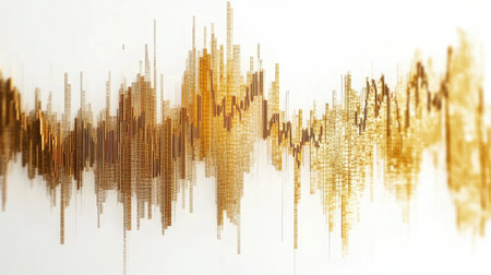 An elegant chart displaying gold price movements and key statistics, with a white background to clearly showcase the financial data and analysisの素材