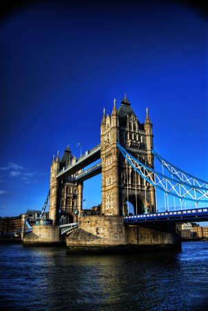 Tower Bridge in London, Englandの写真素材