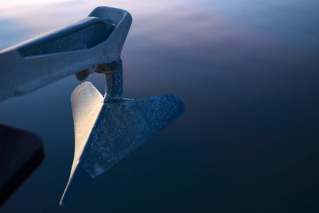 Time to drop your anchor  Soft focus  Slightly grainy 