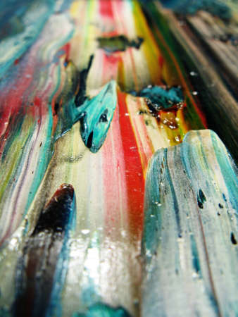 Oil painted abstract colors games.の写真素材