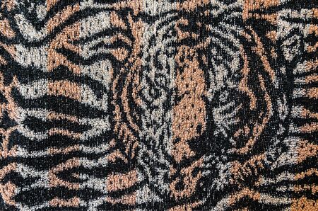 Beautiful texture of cotton fabrics close-up.の写真素材