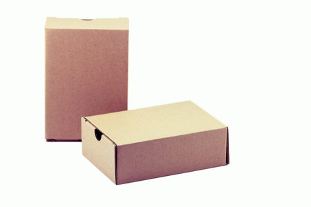 Boxes for packing of goods to customers.