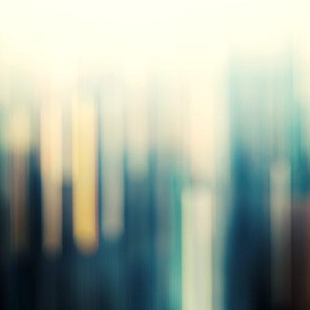 Abstract background with bokeh defocused lights.の写真素材