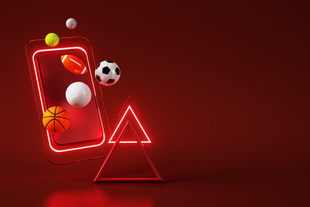 3d football object design. realistic rendering. abstract futuristic background. 3d illustration. motion geometry concept. sport competition graphic. tournament game bet content. soccer ball element.の写真素材