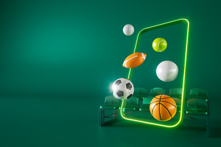 3d football object design. realistic rendering. abstract futuristic background. 3d illustration. motion geometry concept. sport competition graphic. tournament game bet content. soccer ball element.の写真素材