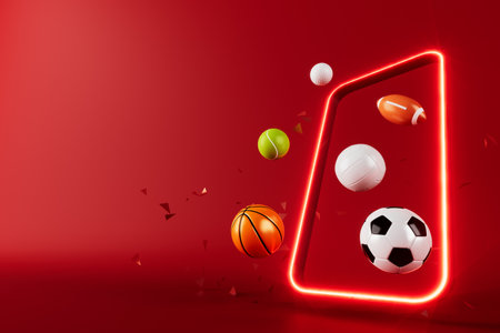 3d football object design. realistic rendering. abstract futuristic background. 3d illustration. motion geometry concept. sport competition graphic. tournament game bet content. soccer ball element.の写真素材