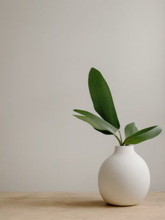 simple background empty wall. ai generated. minimal decoration interior. clean illustration concept. copy space. indoor design. easy lifestyle. comfortable object simple element decor white modern artの素材