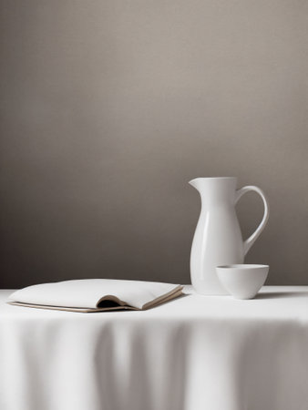 simple background empty wall. ai generated. minimal decoration interior. clean illustration concept. copy space. indoor design. easy lifestyle. comfortable object simple element decor white modern artの素材