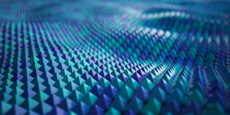 technology hitech 3d background. 3d illustration. futuristic backdrop design. abstract object element. future wallpaper symbol. copy space. digital graphic. communication network glowing. simple lightの写真素材