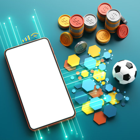 3d football object design. realistic rendering. abstract futuristic background. 3d illustration. motion geometry concept. sport competition graphic. tournament game bet content. soccer ball element.の写真素材